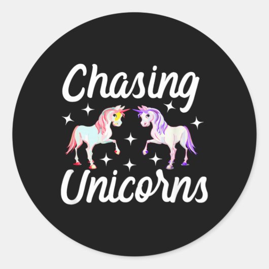 Chasing Unicorns Magical ラウンドシール (正面)