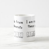 Chasityの定期的なテーブル名mag コーヒーマグカップ (中央)