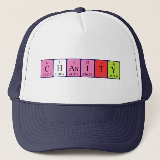 Chasity周期表名hat キャップ (正面)