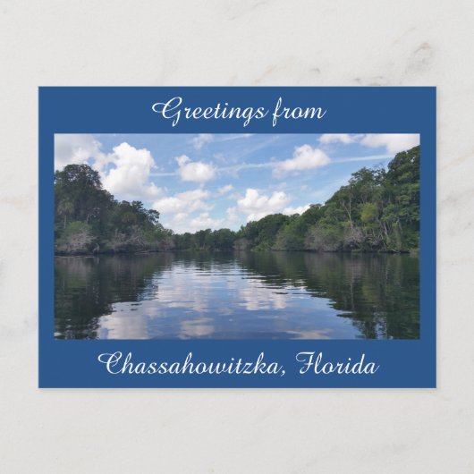 Chassahowitzka Floridaポストカードからの挨拶 ポストカード (正面)