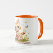Chasse aux papillons encore マグカップ (正面右)