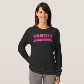 CHASTITY名パーソナライズされたレトロヴィンテージ80s 90s B Tシャツ (正面フル)