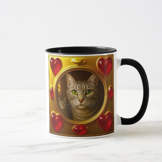 chat amour doré マグカップ (右)