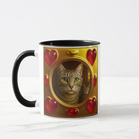 chat amour doré マグカップ (左)