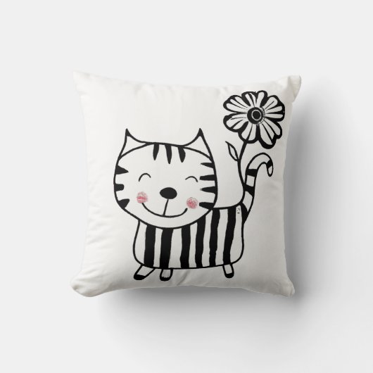 chat coussin クッション (正面)