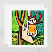 Chat dans un arbre (正面/裏面)