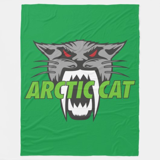 Chat d'Arctique フリースブランケット (正面)