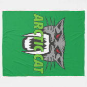 Chat d'Arctique フリースブランケット (正面(横))