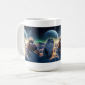 Chat d'artique コーヒーマグカップ (正面左)