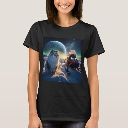 Chat d'atique tシャツ (正面)