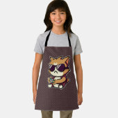 Chat Gamer - Design pour Geeks エプロン (インサイチュ)