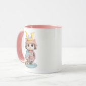 Chat guerrier samouraï マグカップ (正面左)