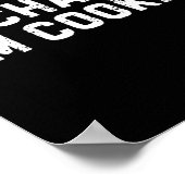 Chat I'm Cooked Funny I'm Cooked Meme Humor  ポスター (角)