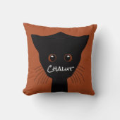 chat noir クッション (正面)