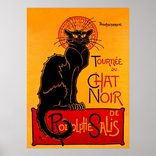 CHAT NOIR （黒猫） to ポスター (正面)