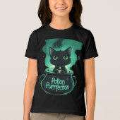 Chat noir dans un chaudron magique 🐾✨ トライブレンドＴシャツ (正面)