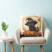 🎃 Chat Noir Halloween : Félin Sorcier 🧙‍♂️ クッション (椅子)