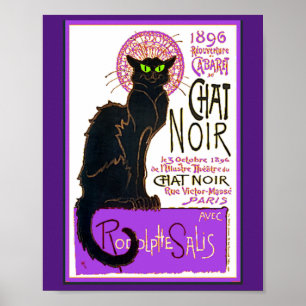 Chat Noir, Steinlenファインアート, ポスター