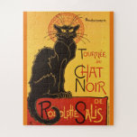 Chat Noir Steinlen Belle Epoque Vintage Art ジグソーパズル<br><div class="desc">French illustrator Théophile Alexandre Steinlen's advertisement sketch painting</div>