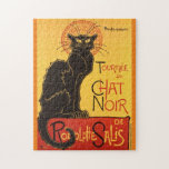 Chat Noir Steinlen Belle Epoque Vintage Art ジグソーパズル<br><div class="desc">French illustrator Théophile Alexandre Steinlen's advertisement sketch painting</div>