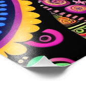 Chat Psychédélique フォトプリント (角)