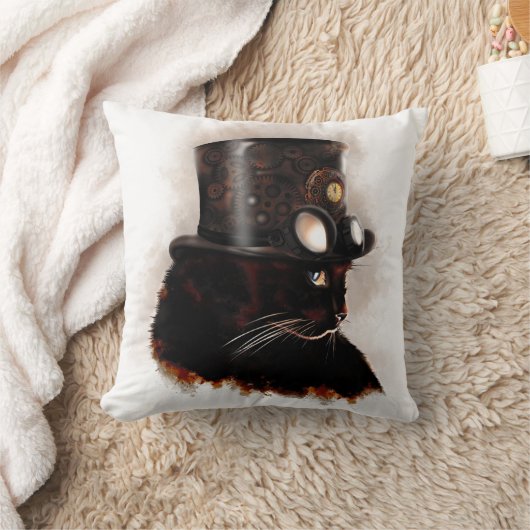 Chat steampunk クッション (ブランケット)