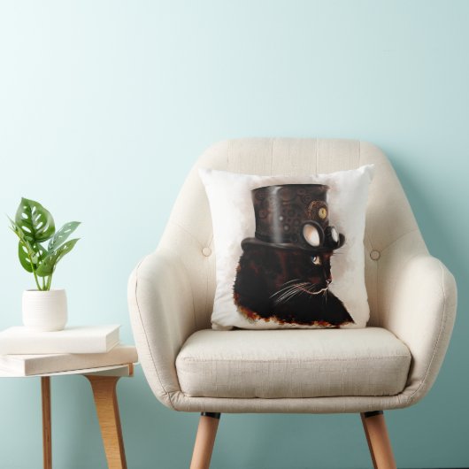 Chat steampunk クッション (椅子)