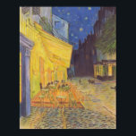 Chat sur la terrasse du café le soir Vincent van G ポスター<br><div class="desc">個展「メラノ美術館所蔵作品展」2008出品作品</div>