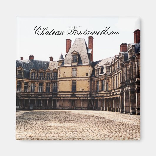 Chatau Fontainebleau，フランス マグネット (正面)
