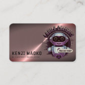 🤖Chatbotデベロッパー会話AIエンジニアNLP 名刺 (正面)