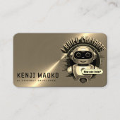 🤖Chatbotデベロッパー会話AIエンジニアNLP 名刺 (正面)