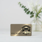 🤖Chatbotデベロッパー会話AIエンジニアNLP 名刺 (スタンド正面)