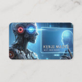 🤖Chatbotデベロッパー会話AIエンジニアNLP 名刺 (正面)