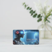 🤖Chatbotデベロッパー会話AIエンジニアNLP 名刺 (スタンド正面)