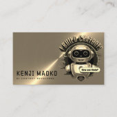 🤖Chatbotデベロッパー会話AIエンジニアNLP 名刺 (正面)