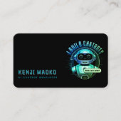 🤖Chatbotデベロッパー会話AIエンジニアNLP 名刺 (正面)