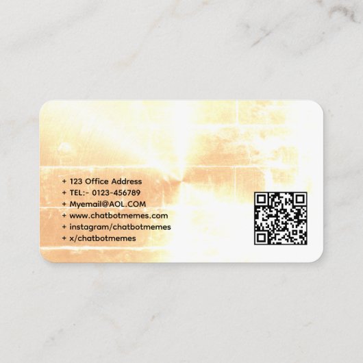 🤖Chatbotデベロッパー会話AIエンジニアNLP 名刺 (裏面)