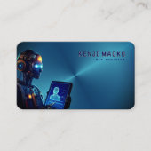 🤖Chatbotデベロッパー会話AIエンジニアNLP 名刺 (正面)