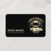 🤖Chatbotデベロッパー会話AIエンジニアNLP 名刺 (正面)