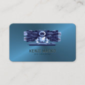 🤖Chatbotデベロッパー会話AIエンジニアNLP 名刺 (正面)