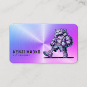 🤖Chatbotデベロッパー会話AIエンジニアNLP 名刺 (正面)