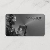 🤖Chatbotデベロッパー会話AIエンジニアNLP 名刺 (正面)