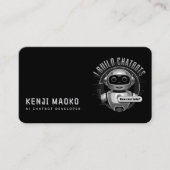 🤖Chatbotデベロッパー会話AIエンジニアNLP 名刺 (正面)