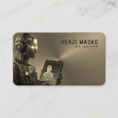 🤖Chatbotデベロッパー会話AIエンジニアNLP 名刺 (正面)