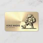 🤖Chatbotデベロッパー会話AIエンジニアNLP 名刺 (正面)