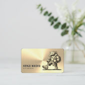 🤖Chatbotデベロッパー会話AIエンジニアNLP 名刺 (スタンド正面)