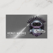 🤖Chatbotデベロッパー会話AIエンジニアNLP 名刺 (正面)