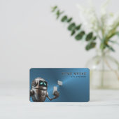 🤖Chatbotデベロッパー会話AI NLPエンジニア 名刺 (スタンド正面)