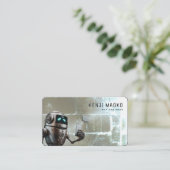 🤖Chatbotデベロッパー会話AI NLPエンジニア 名刺 (スタンド正面)