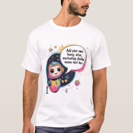 ChatbotミームをCartoonテンプレートで作成 Tシャツ